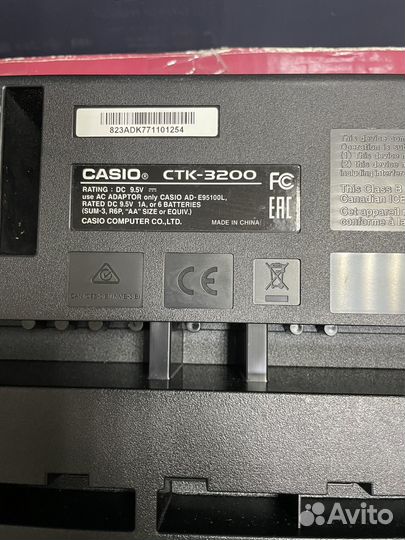 Синтезатор casio ctk 3200