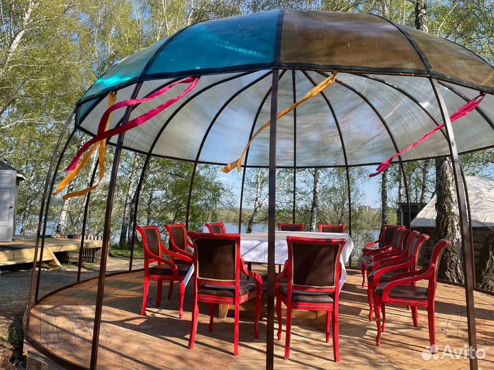 Аренда беседки на берегу
