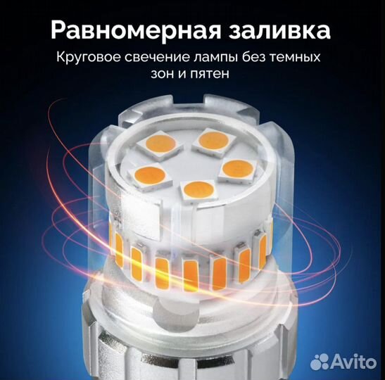 Светодиодные лампы Electro Kot WY21W оранжевый