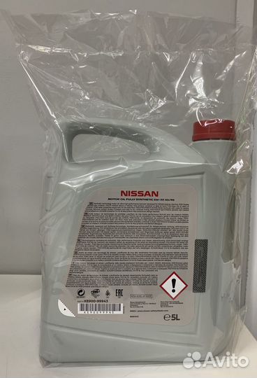 Масло моторное 5w30 Nissan