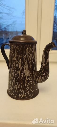 Кофейник кувшин эмалированный СССР