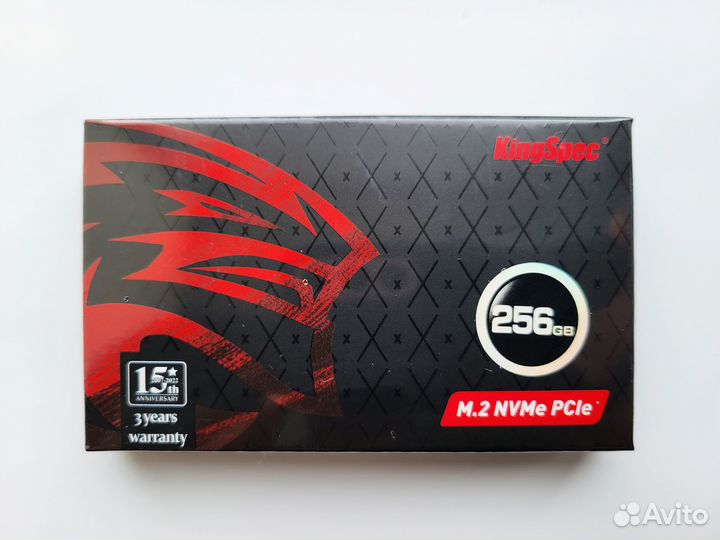 SSD диск KingSpec (NX-256), 256гб,M2 NVMe, новый