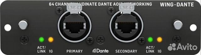 Карта расширения Behringer wing-dante