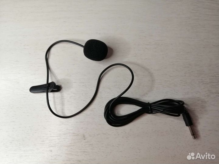 Микрофон петличный проводной