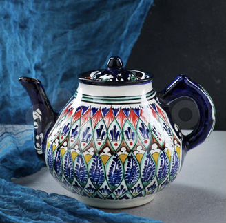 Заварочный чайник Риштанская керамика, 2 литра