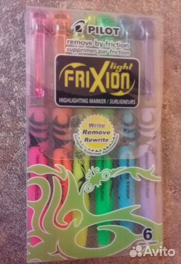 Маркеры для текста фирма Pilot 6 штук в упаковке