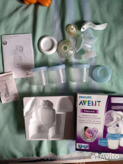 Молокоотсос ручной Авент Natural Philips