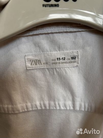 Рубашка zara для мальчика 152