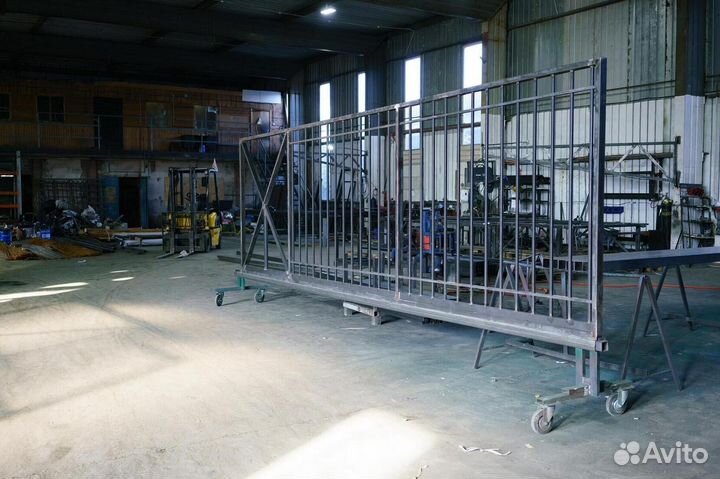 Откатные ворота - двойные