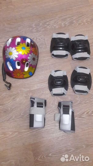 Шлем и комплект защиты