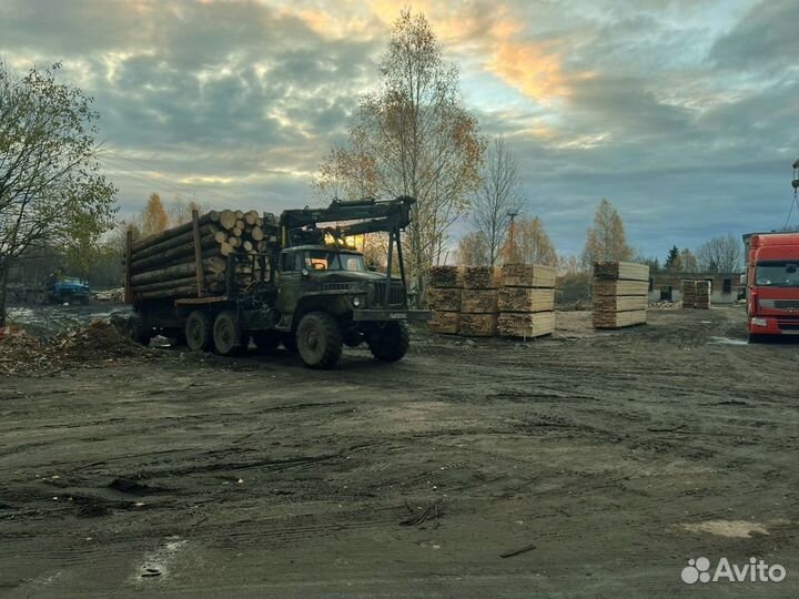 Доска обрезная, сорт 1, т/у