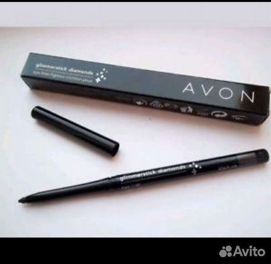 Карандаш для глаз Glimmerstic Diamonds чёрный