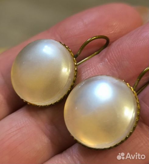 Серьги винтаж Чехословакия