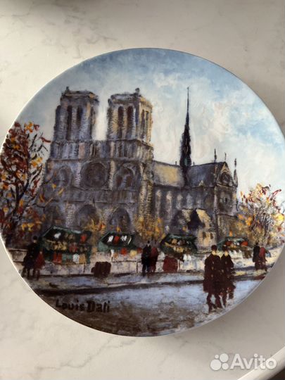 Тарелка настенная фарфор Limoges, France