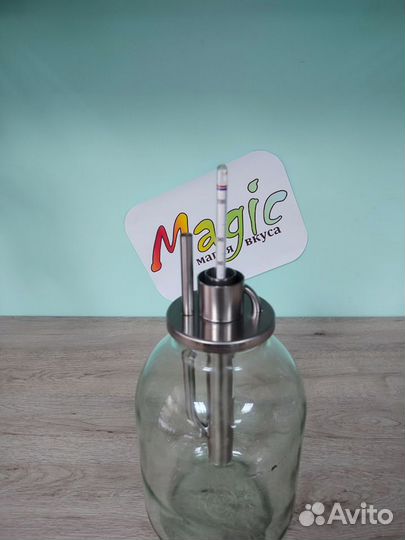 Попугай на банку с крышкой, 88мм, нержавейка