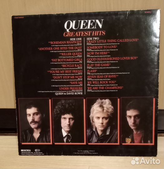 Queen Greatest Hits, Germany, 1981г