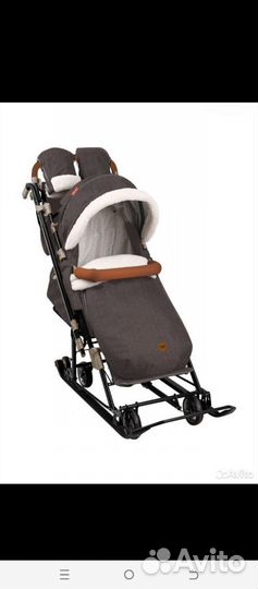 Детские санки коляска ника 7 8