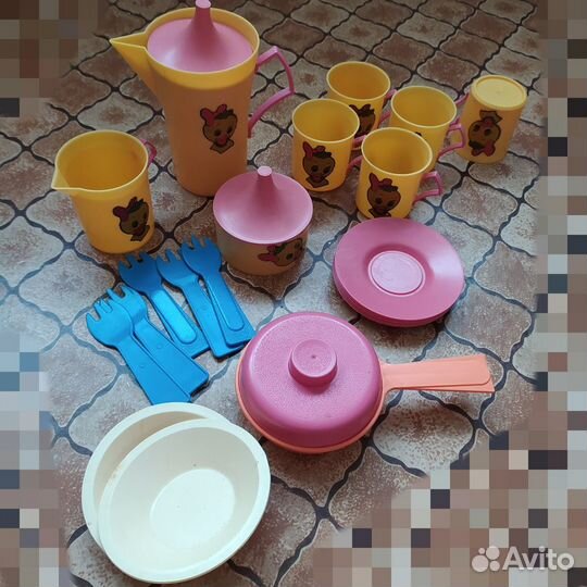 Посуда детская советская СССР