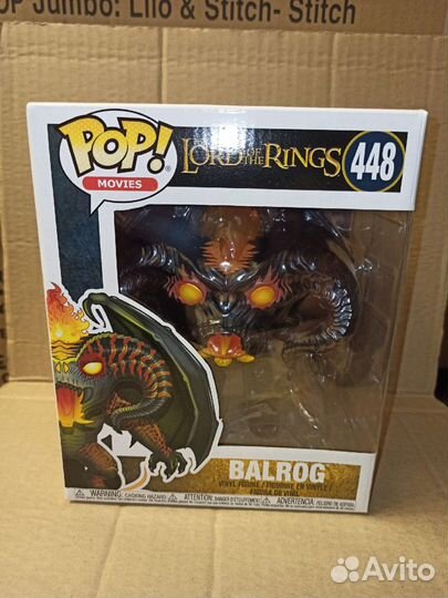 Фигурки Funko POP Fatgum, Avatar Aang, Balrog, Wi
