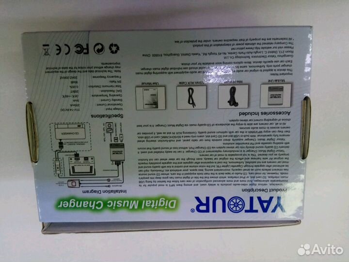 Yatour для Toyota,6+6pin(TOY2), оригинал