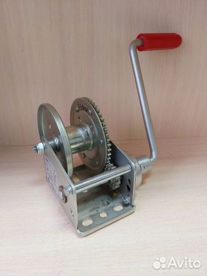 Лебедка для прицепа ручная c тормозом 450кг alko