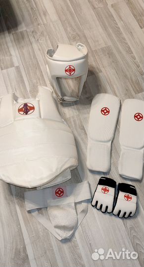 Полный комплект защиты для карате 4-6 лет