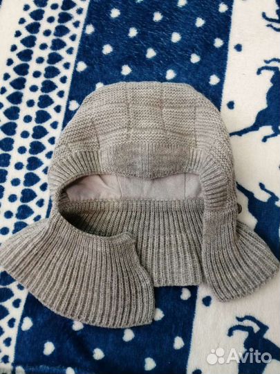 Шапка шлем для мальчика