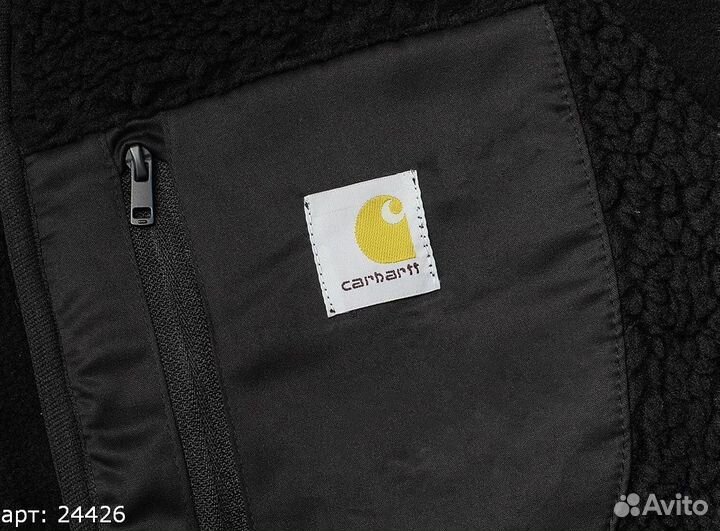 Шерпа куртка Carhartt Чёрная