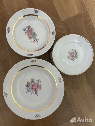 Набор столовой посуды СССР на 6 персон