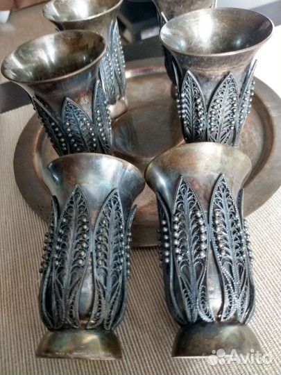 Стопки мельхиор СССР