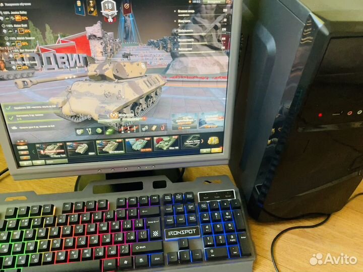 Игровой пк Системный intel core i3