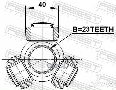 Трипоид ford focus 08-11/C-MAX 07-10.23X39,9 21