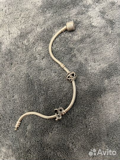 Pandora браслет серебряный