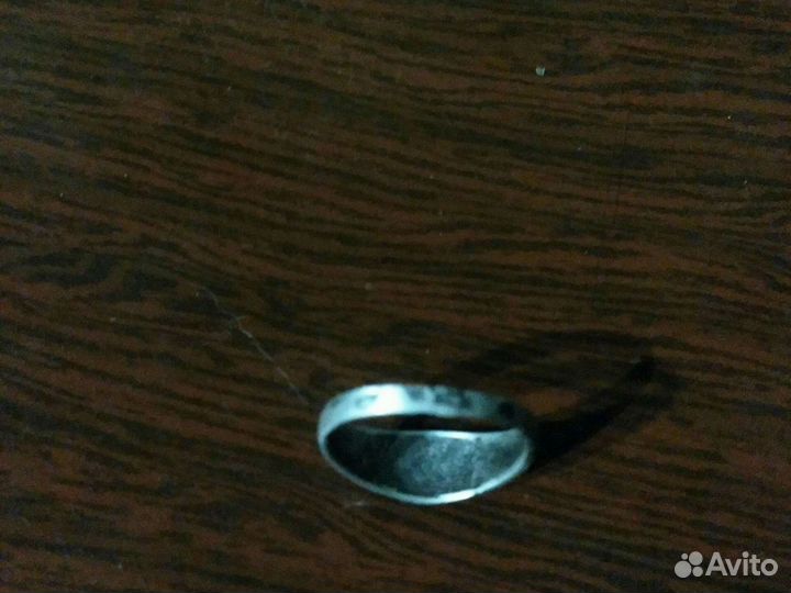 Серебряное кольцо с надписью 18-19вв