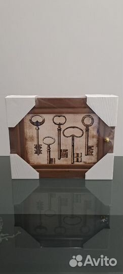 Ключница дерево орех