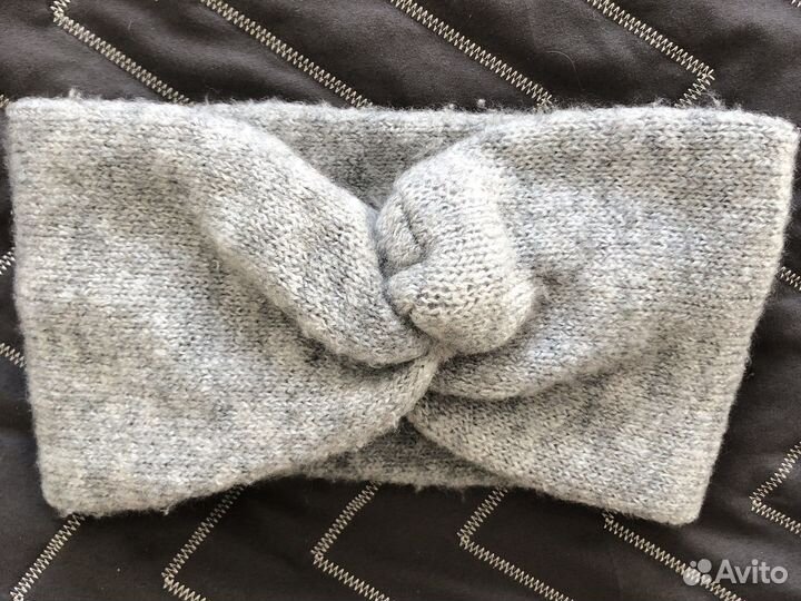 Повязка на голову шерстяная