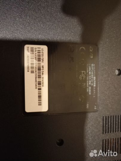 Acer aspire v3-572g-72px