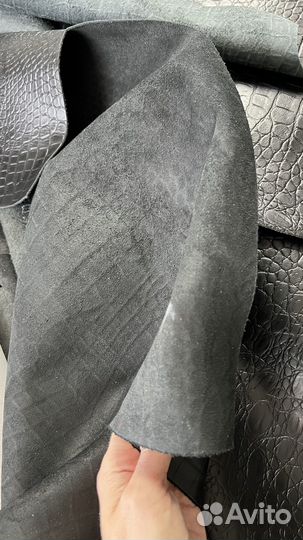 Кожа натуральная под крок, крс