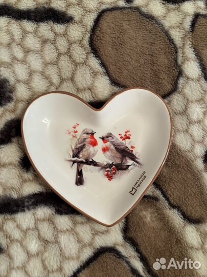 Тарелка в виде сердца