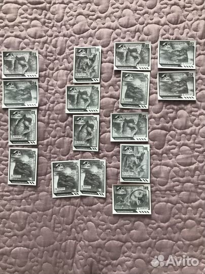 Наклейки Panini jurassic