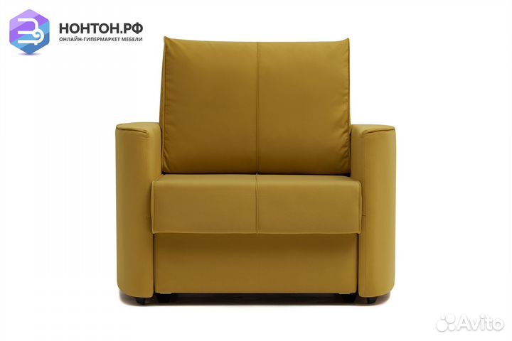 Кресло еврокнижка Колибри горчичное