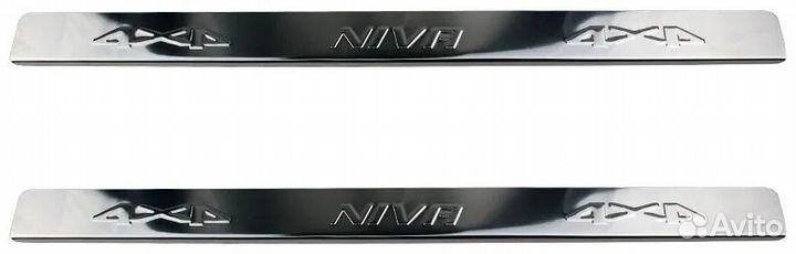 Накладки на пороги Нива 2121, 2131, Urban длинные