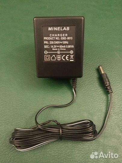 Зарядное устройство Minelab Excalibur 220v