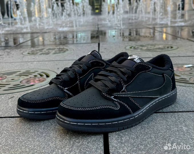 Nike Air Jordan 1 Low Travis Scott Black Phantom