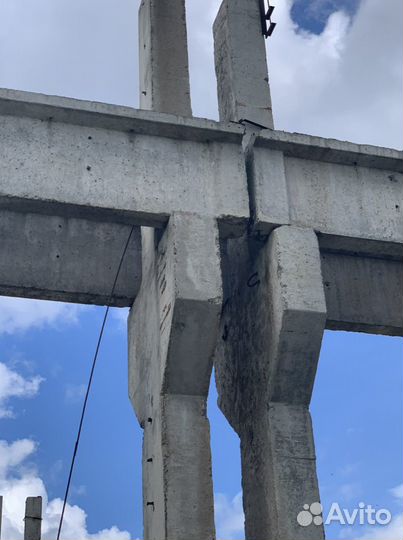 Колонны, подкрановые балки