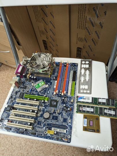 Материнская плата процессор память ретро