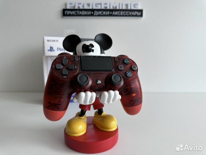 Геймпад для Sony PS4 прозрачно-красный новый