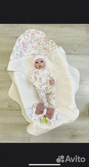 Комплект на выписку для девочки лето