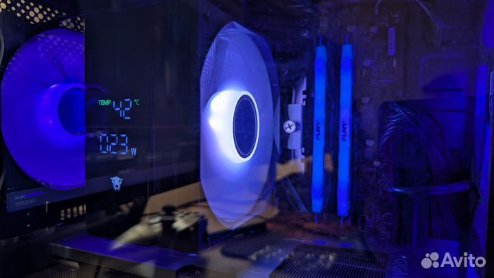 Кулер для процессора с argb подсветкой и дисплеем