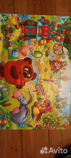 Пазл -коврик мягкий, 54 детали 89 смх59 см